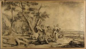 ''scena 
Pastorale''. by Francesco Zuccarelli