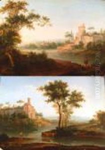 Paesaggio Fluviale Con Figure Erovine by Francesco Zuccarelli