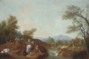 Figures In An Arcadian Landscape
