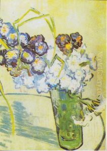 Glass With Carnations by Vincent Van Gogh