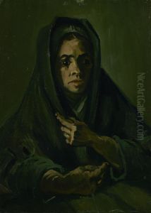 Woman With A Mourning Shawl