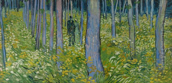 Undergrowth With Two Figures - view 1