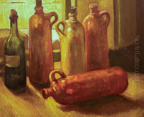 Still Life With Five Bottles - view 1