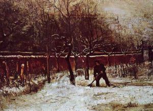 The Parsonage Garden at Nuenen in the Snow