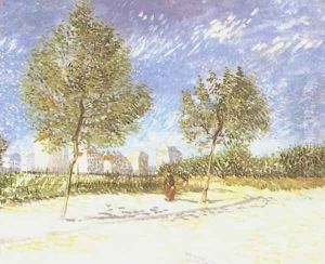 On The Outskirts Of Paris by Vincent Van Gogh