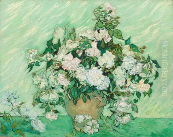 Vase With Roses - view 1