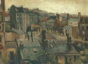 View Of Roofs And Backs Of Houses by Vincent Van Gogh
