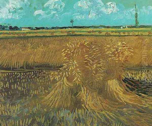 Wheat Field With Sheaves - view 1