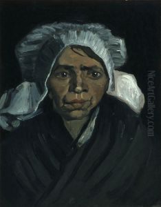 Head Of A Peasant Woman by Vincent Van Gogh
