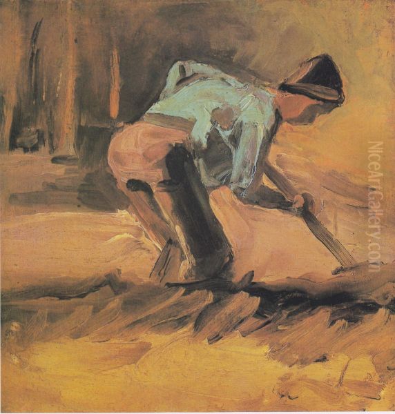 Peasant Digging - view 1
