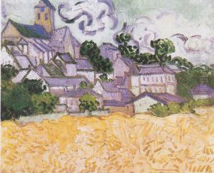 View Of Auvers With Church by Vincent Van Gogh