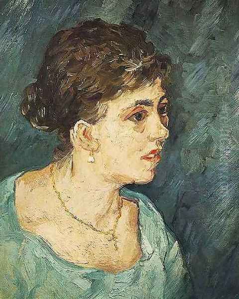 Portrait Of Woman In Blue - view 1