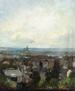 View of Paris from near Montmartre by Vincent Van Gogh