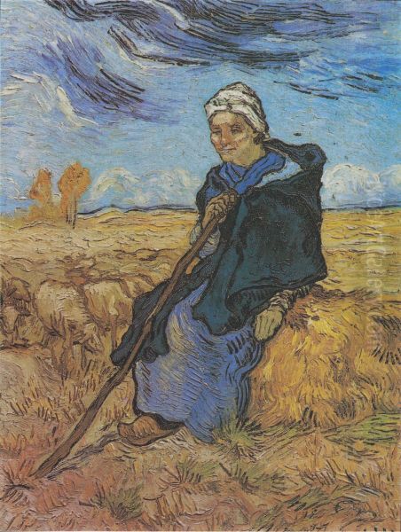 Shepherdess The (after Millet) - view 1
