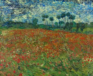 Field With Poppies by Vincent Van Gogh