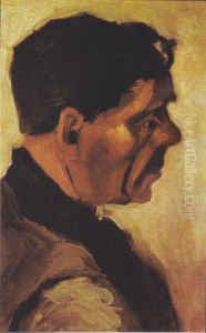 Head Of A Peasant by Vincent Van Gogh