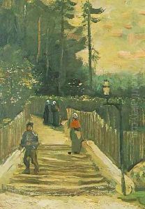 Sloping Path In Montmartre