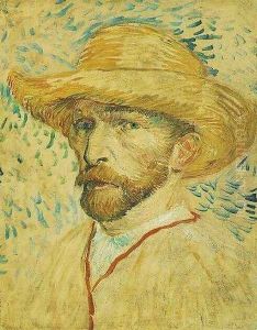 Self Portrait With Straw Hat III