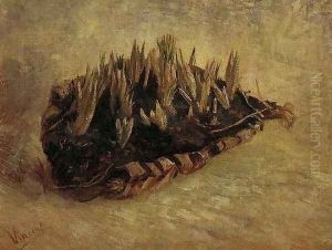 Still Life With A Basket Of Crocuses by Vincent Van Gogh