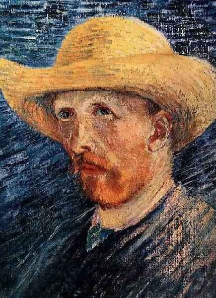 Self Portrait With Straw Hat II - view 1