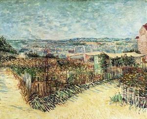 Vegetable Gardens in Montmartre I by Vincent Van Gogh