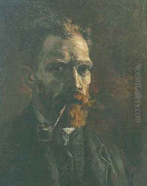 Self Portrait With Pipe - view 1