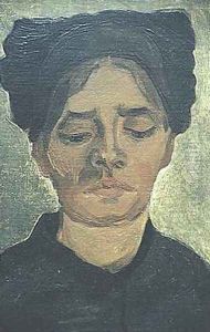 Head Of A Peasant Woman With Dark Cap I