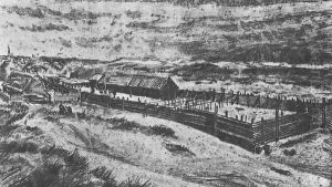 Village of Loosduinen Seen from a Dune by Vincent Van Gogh