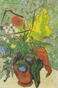 Wild Flowers And Thistles In A Vase