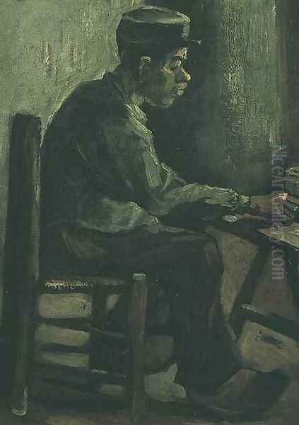 Peasant Sitting At A Table - view 1