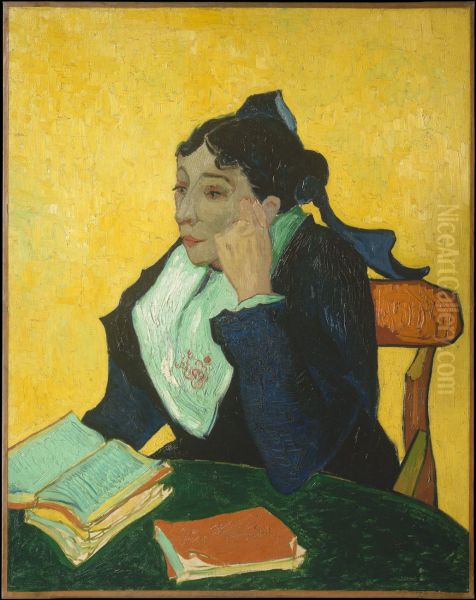 LArlesienne: Madame Ginoux With Books - view 1