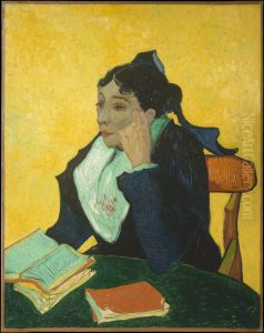 LArlesienne: Madame Ginoux With Books by Vincent Van Gogh