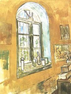 Fenêtre de Vincent à l'asile 1889 by Vincent Van Gogh