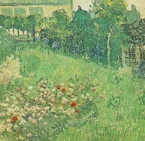 Le jardin de Daubigny 2 1890 by Vincent Van Gogh