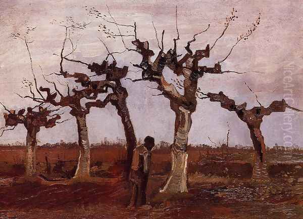 Landscape with Pollard Birches - view 1