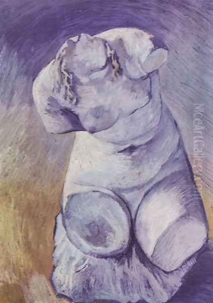 Plaster Statuette of a Female Torso 4 - view 1