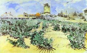 Haute colline 1888 by Vincent Van Gogh