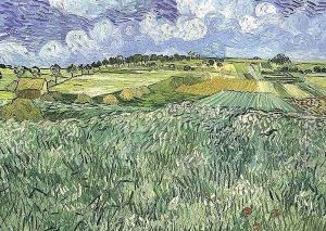 Plaine près d'Auvers 1890 by Vincent Van Gogh