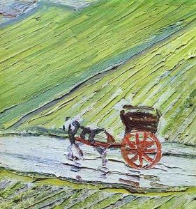 Une route d'Auvers après la pluie 2 1890 by Vincent Van Gogh