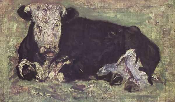 Vache allongée 1883 - view 1