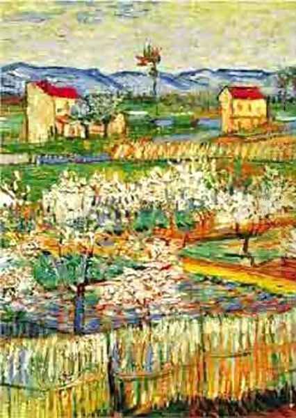 Peach Trees In Bloom 1888 - view 1