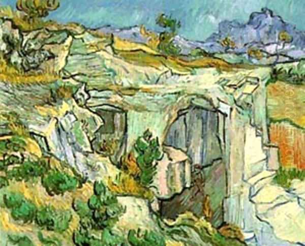 Entrance To A Quarry Near Saint Remy 1889 - view 1