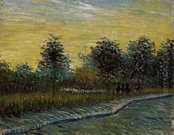 Lane In Voyer Dargenson Park At Asnieres 1 1887 - view 1