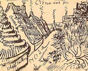 Street In Saintes Maries 1888 by Vincent Van Gogh