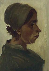 Peasant Woman, Head by Vincent Van Gogh