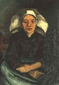Peasant Woman, Half-Figure, Sitting