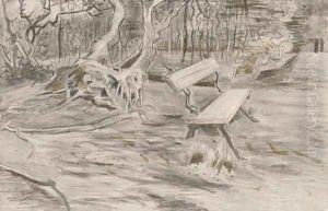 The Bench by Vincent Van Gogh