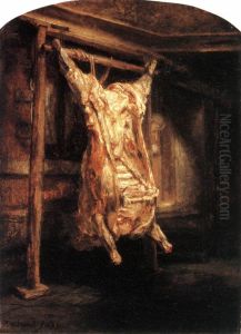 The Flayed Ox 1655 by Harmenszoon van Rijn Rembrandt