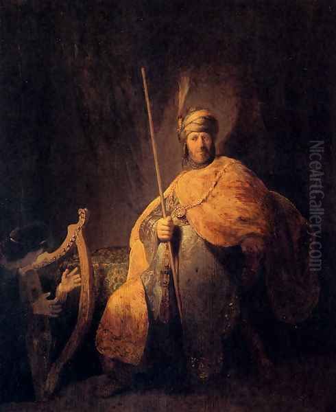 David Playing The Harp To Saul - view 1