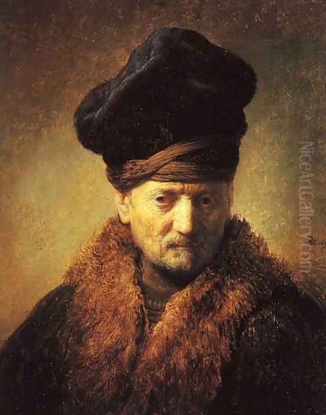 Bust of an Old Man in a Fur Cap 1630 - view 1